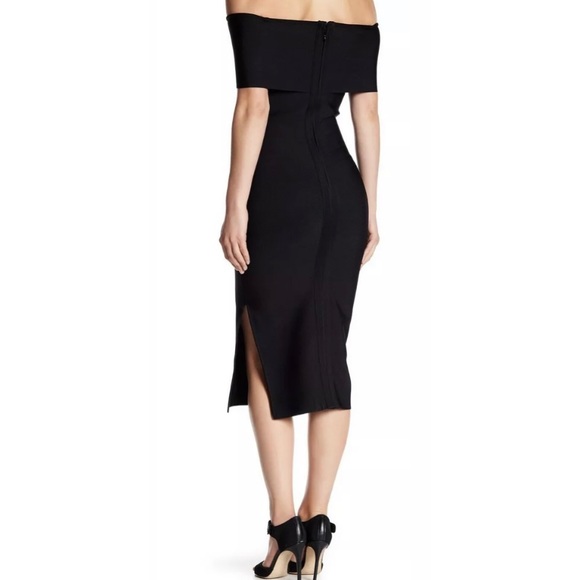 ✨ NEW Dalia Macphee black off the shoulder dress - Picture 2 of 6